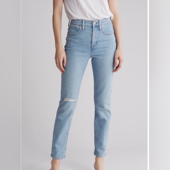 Madewell Sky Blue High Rise Women's Jeans - Picture 1 of 9